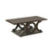 C-shaped Base Coffee Table - Brown-Washburn's Home Furnishings