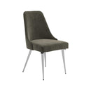 Cabian -ca - Curved Back Side Chair - Gray-Washburn's Home Furnishings