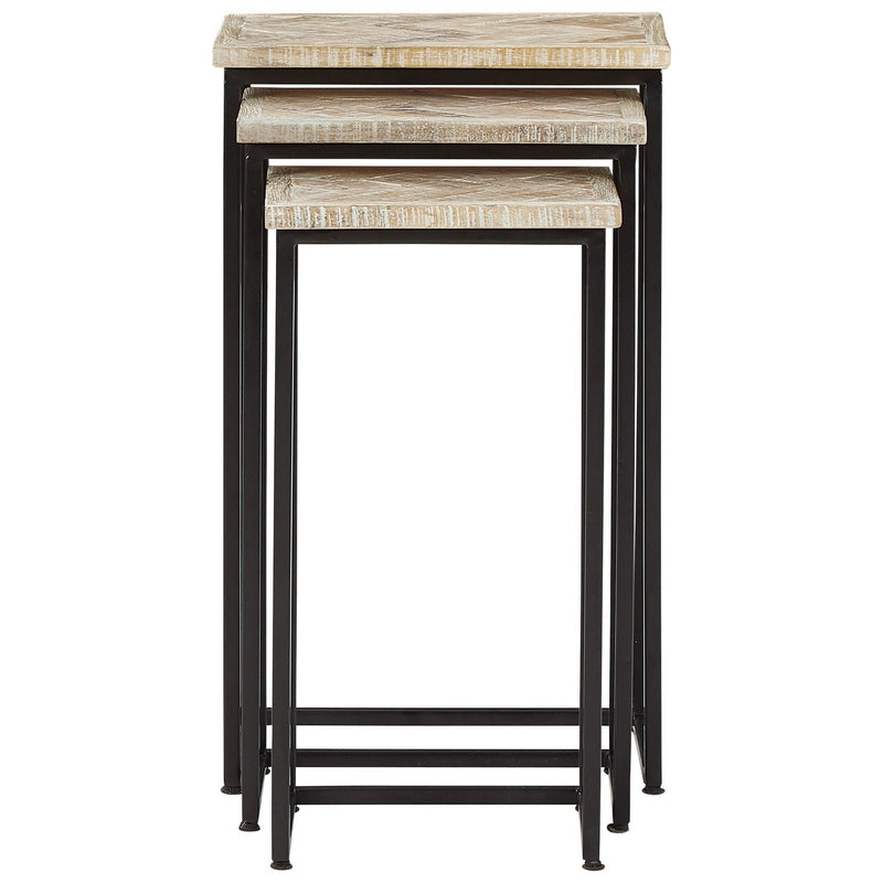 Cainthorne - Light Brown - Accent Table (3/cn)-Washburn's Home Furnishings