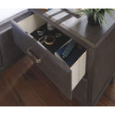 Caitbrook - Gray - Two Drawer Night Stand-Washburn's Home Furnishings