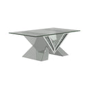 Caldwell - Coffee Table - Pearl Silver-Washburn's Home Furnishings