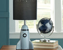 Cale - Gray/black - Ceramic Table Lamp (1/cn)-Washburn's Home Furnishings