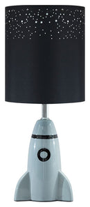 Cale - Gray/black - Ceramic Table Lamp (1/cn)-Washburn's Home Furnishings