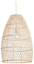 Calett - Beige - Rattan Pendant Light (1/cn)-Washburn's Home Furnishings