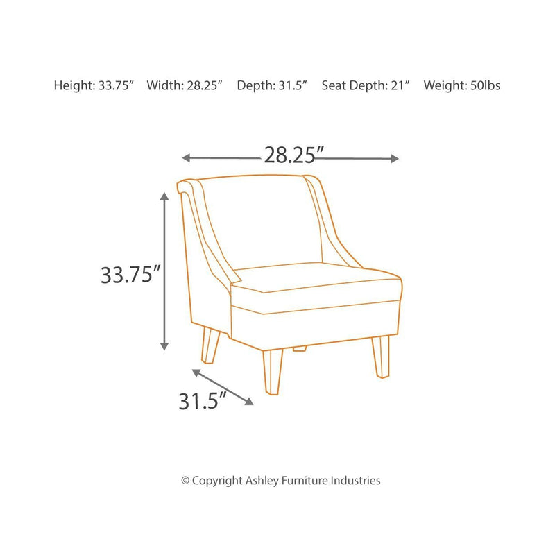 Calion - Gunmetal - Accent Chair-Washburn's Home Furnishings