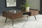 Calmoni - Brown - Rectangular Cocktail Table-Washburn's Home Furnishings