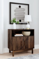 Calverson - Mocha - Accent Cabinet-Washburn's Home Furnishings