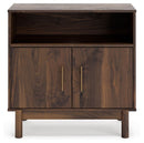 Calverson - Mocha - Accent Cabinet-Washburn's Home Furnishings