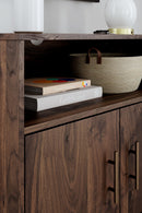 Calverson - Mocha - Accent Cabinet-Washburn's Home Furnishings