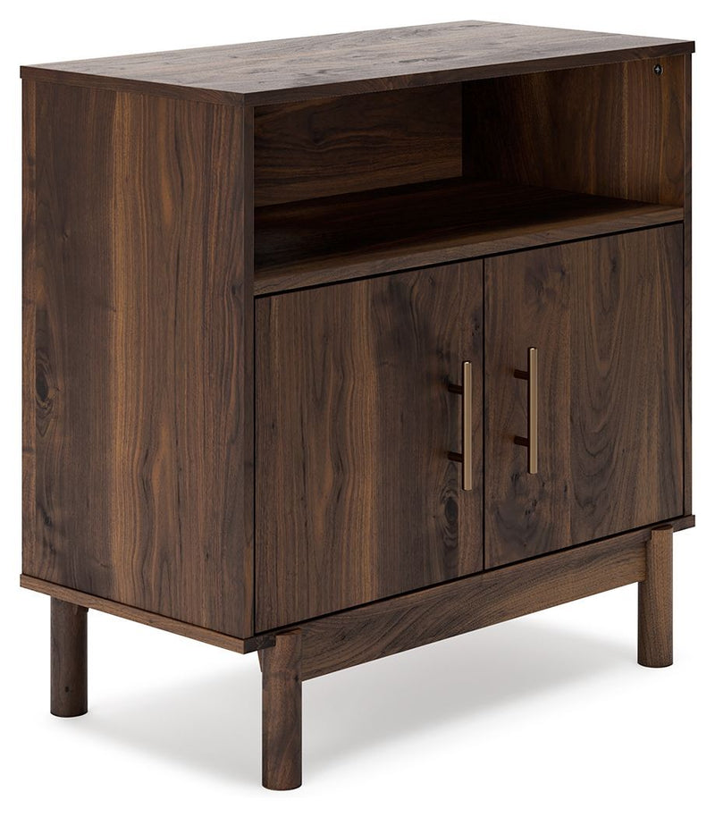 Calverson - Mocha - Accent Cabinet-Washburn's Home Furnishings