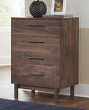 Calverson - Mocha - Four Drawer Chest-Washburn's Home Furnishings