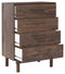 Calverson - Mocha - Four Drawer Chest-Washburn's Home Furnishings