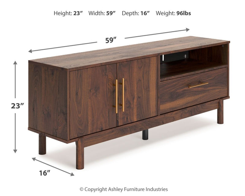 Calverson - Mocha - Medium Tv Stand - Medium-Washburn's Home Furnishings