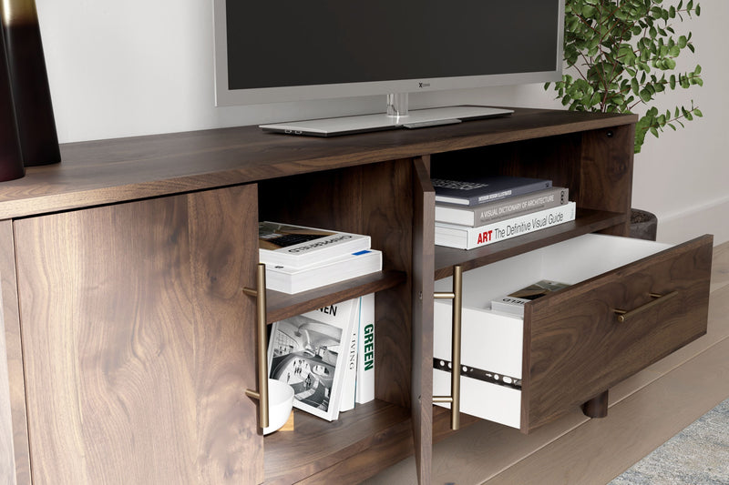 Calverson - Mocha - Medium Tv Stand - Small-Washburn's Home Furnishings