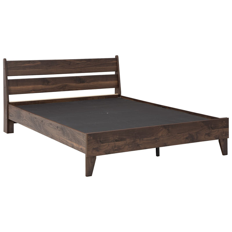 Calverson - Mocha - Queen Panel Platform Bed-Washburn's Home Furnishings