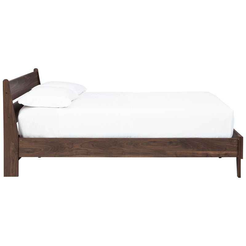 Calverson - Mocha - Queen Panel Platform Bed-Washburn's Home Furnishings