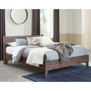 Calverson - Mocha - Queen Panel Platform Bed-Washburn's Home Furnishings