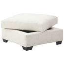 Cambri - Snow - Ottoman With Storage-Washburn's Home Furnishings