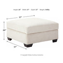 Cambri - Snow - Ottoman With Storage-Washburn's Home Furnishings