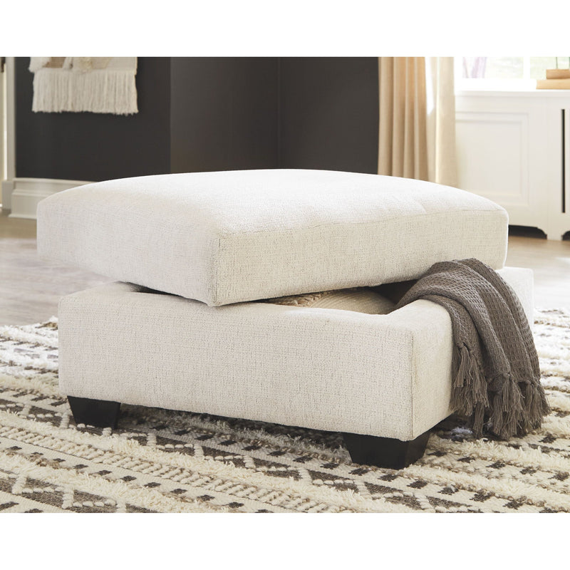 Cambri - Snow - Ottoman With Storage-Washburn's Home Furnishings