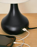 Camdale - Black - Metal Table Lamp (1/cn)-Washburn's Home Furnishings