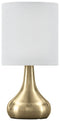 Camdale - Brass Finish - Metal Table Lamp (1/cn)-Washburn's Home Furnishings