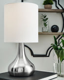 Camdale - Silver Finish - Metal Table Lamp (1/cn)-Washburn's Home Furnishings