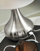 Camdale - Silver Finish - Metal Table Lamp (1/cn)-Washburn's Home Furnishings