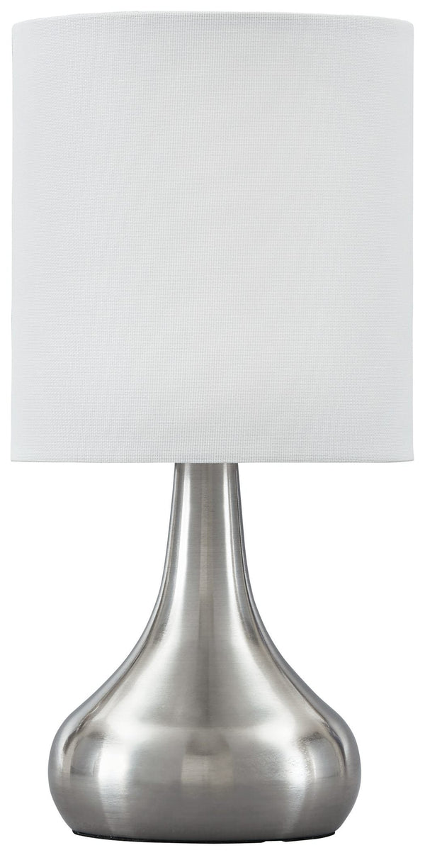 Camdale - Silver Finish - Metal Table Lamp (1/cn)-Washburn's Home Furnishings