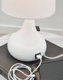 Camdale - White - Metal Table Lamp (1/cn)-Washburn's Home Furnishings