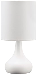 Camdale - White - Metal Table Lamp (1/cn)-Washburn's Home Furnishings