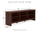 Camiburg - Warm Brown - Extra Large Tv Stand-Washburn's Home Furnishings