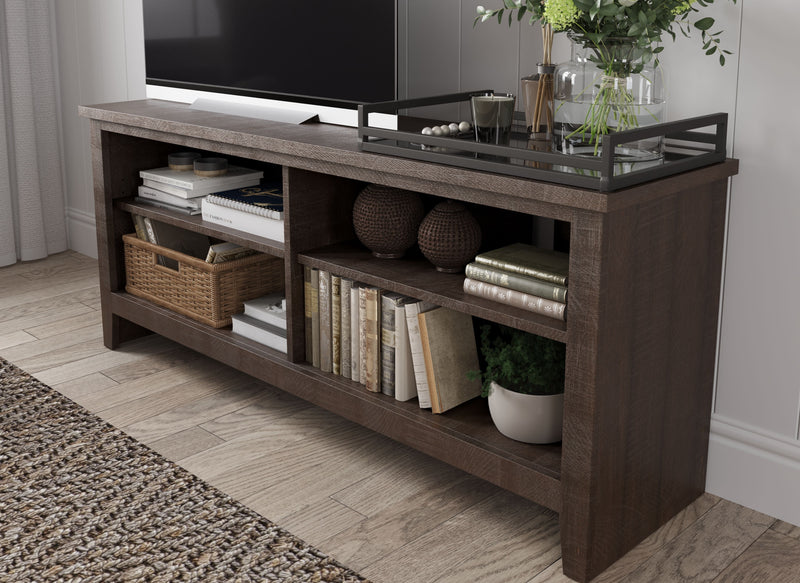 Camiburg - Warm Brown - Large Tv Stand-Washburn's Home Furnishings