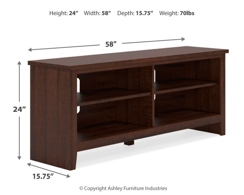 Camiburg - Warm Brown - Large Tv Stand-Washburn's Home Furnishings