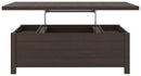 Camiburg - Warm Brown - Lift Top Cocktail Table-Washburn's Home Furnishings