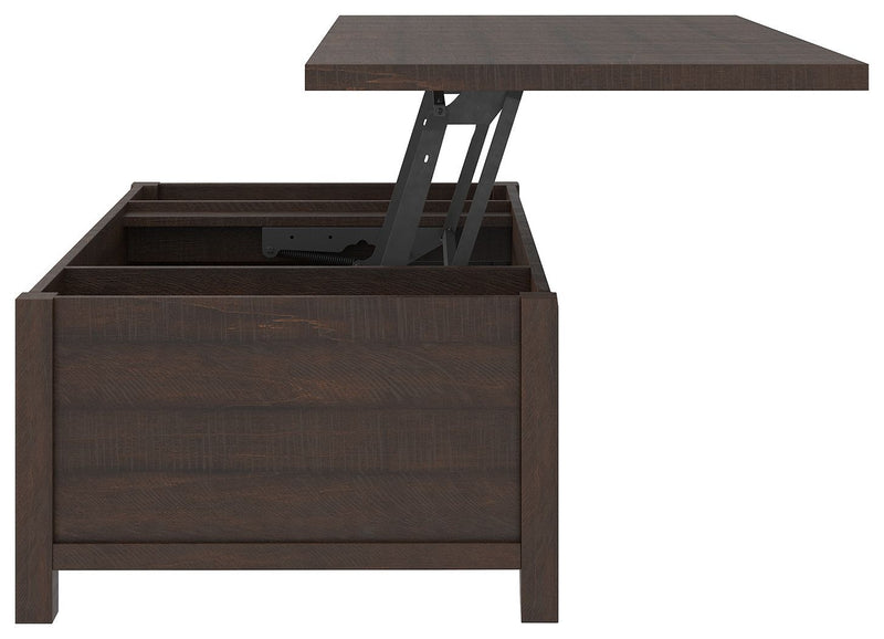 Camiburg - Warm Brown - Lift Top Cocktail Table-Washburn's Home Furnishings