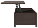 Camiburg - Warm Brown - Lift Top Cocktail Table-Washburn's Home Furnishings