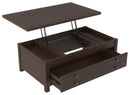 Camiburg - Warm Brown - Lift Top Cocktail Table-Washburn's Home Furnishings