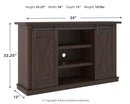 Camiburg - Warm Brown - Medium Tv Stand-Washburn's Home Furnishings