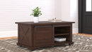 Camiburg - Warm Brown - Rectangular Cocktail Table-Washburn's Home Furnishings