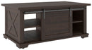 Camiburg - Warm Brown - Rectangular Cocktail Table-Washburn's Home Furnishings