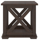 Camiburg - Warm Brown - Square End Table-Washburn's Home Furnishings