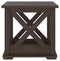 Camiburg - Warm Brown - Square End Table-Washburn's Home Furnishings