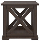 Camiburg - Warm Brown - Square End Table-Washburn's Home Furnishings