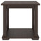 Camiburg - Warm Brown - Square End Table-Washburn's Home Furnishings