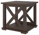 Camiburg - Warm Brown - Square End Table-Washburn's Home Furnishings