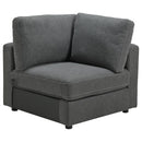 Candela - Charcoal - Left Arm Facing Chair 4 Pc Sectional-Washburn's Home Furnishings