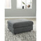 Candela - Charcoal - Oversized Accent Ottoman-Washburn's Home Furnishings