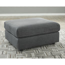 Candela - Charcoal - Oversized Accent Ottoman-Washburn's Home Furnishings