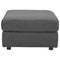 Candela - Charcoal - Oversized Accent Ottoman-Washburn's Home Furnishings